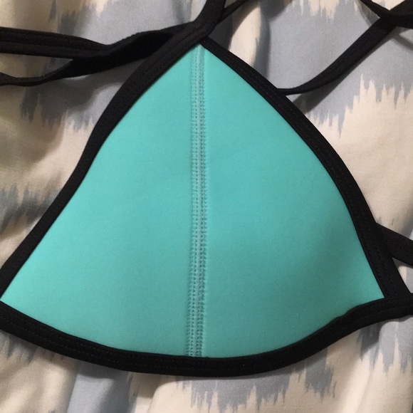 Aqua triangl bikini set. Barely worn - Picture 6 of 8